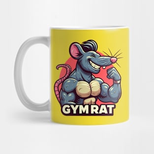 Muscled Gym Rat motivation meme mscot Mug